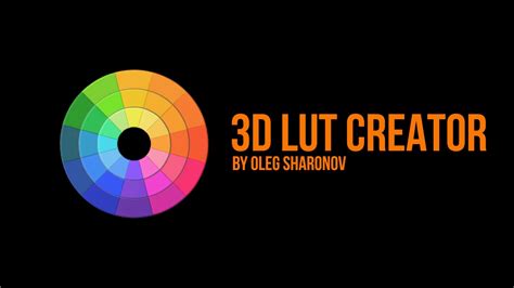 The effects that you can create here arent available in other software. . 3d lut creator